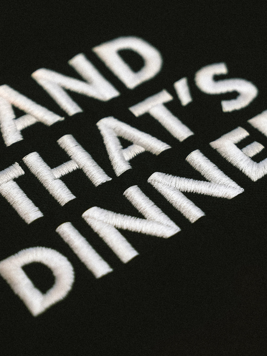 And That's Dinner Apron - Pink Tag