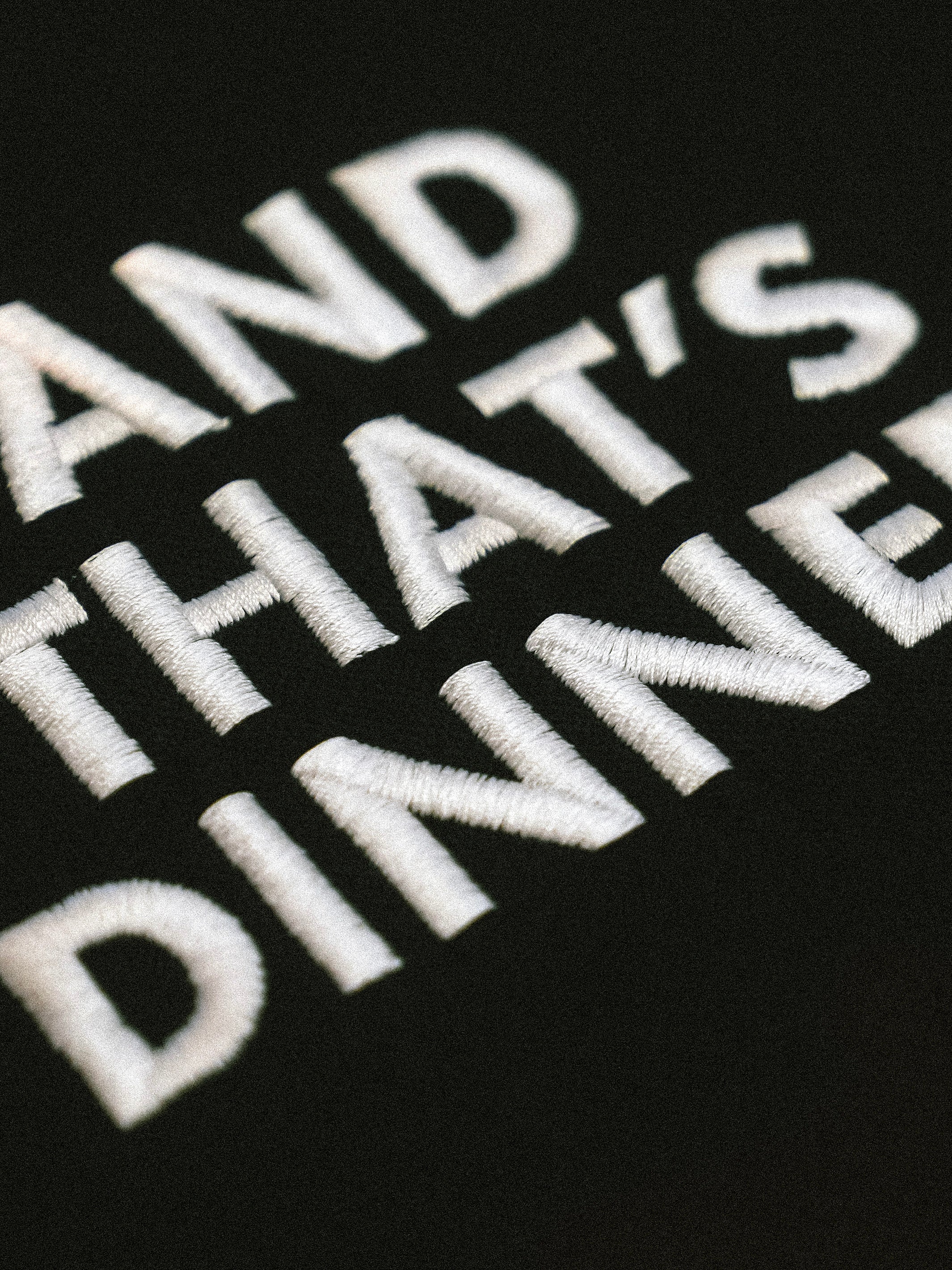 And That's Dinner Apron - Pink Tag