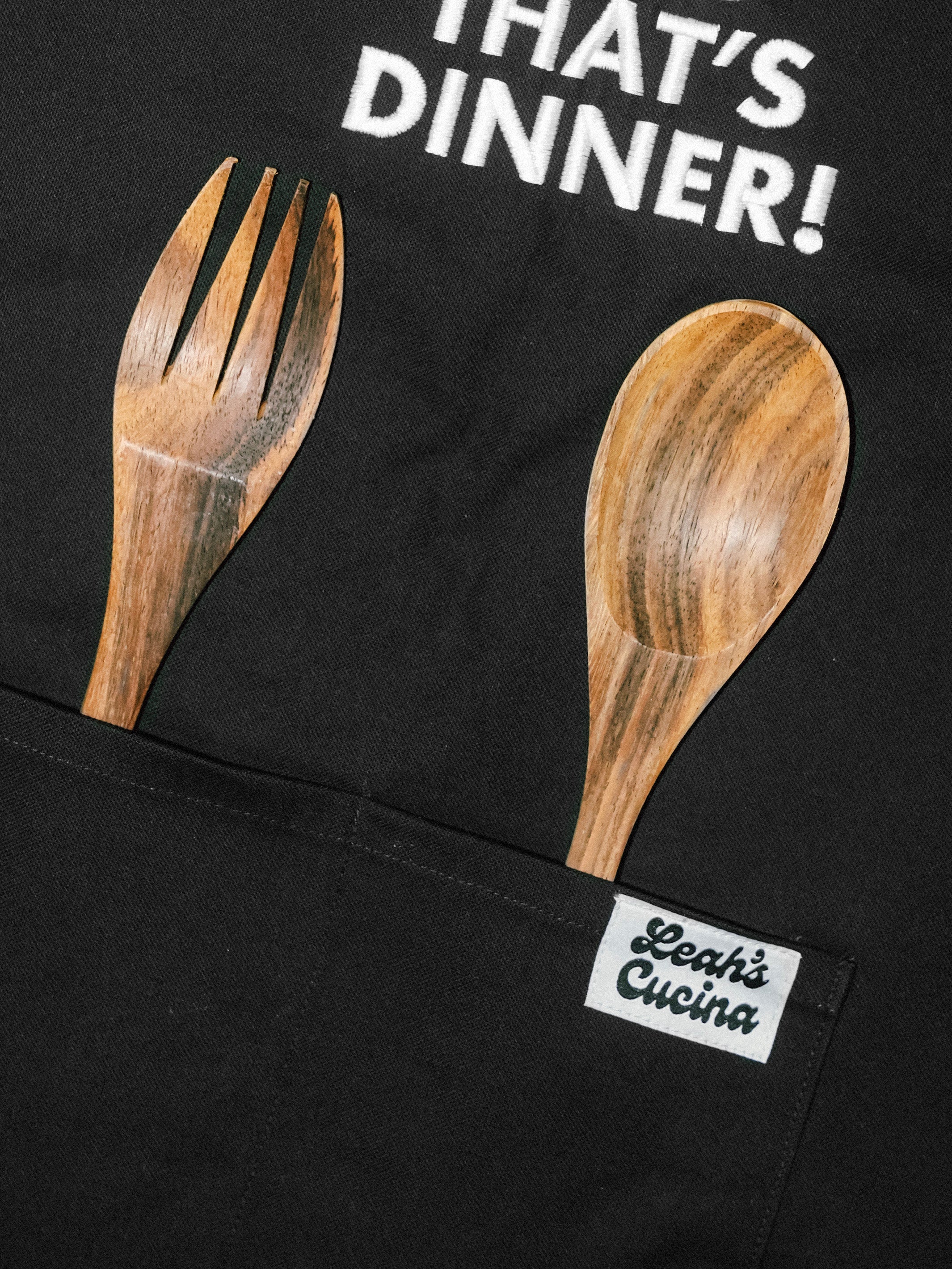 And That's Dinner Apron - Grey Tag
